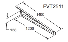 Supporto per Pannelli Fotovoltaici su Tetto piano FVT2511