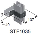 Staffa per Profilo Strut STF1035