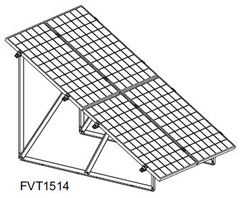 Pannelli Fotovoltaici su Tetto Piano: Esempio di Montaggio 2 Pannelli Verticali con Triangolo di Supporto Doppio