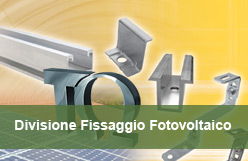 Fissaggio Pannelli Fotovoltaici : Staffe, Profili, Ganasce Vasche di Zavorra e Accessori